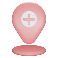 Obraz premium Hospital address and doctor's address