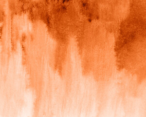 Watercolor orange background texture digital paper, Abstract orange backdrop