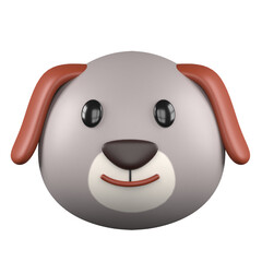 cute dog animal 3d illustration