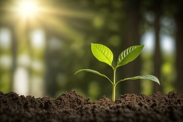 Fototapeta premium plant in the ground