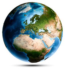 Planet Earth globe world - obrazy, fototapety, plakaty