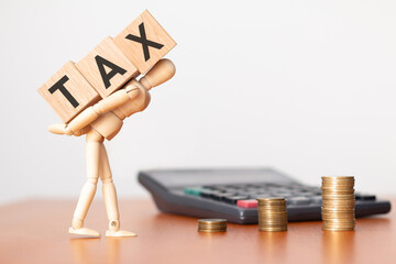 The burden of taxes and the importance of proper planning ease the financial burden. - obrazy, fototapety, plakaty