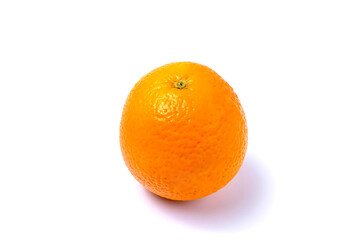 An orange isolated on white background. An Orange fruits
