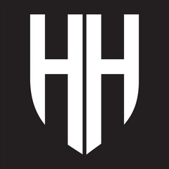 hh logo, hh letter logo, hh vector