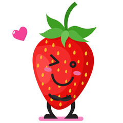 Charming Strawberry emoji