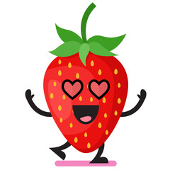 In love Strawberry emoji