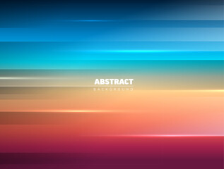 Abstract background made from blurred red and blue stripes with place for your text