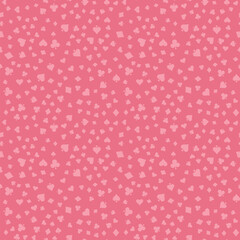 Symbols of Suits Card Seamless Pattern Background. Gambling hand drawn.