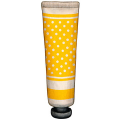 watercolor hand drawn color tube