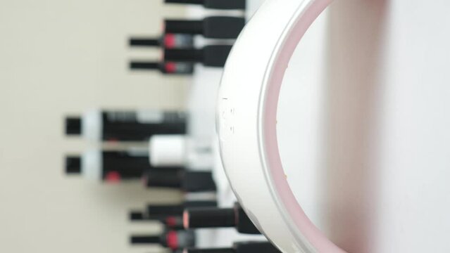 Ultraviolet UV LED lamp for drying, polymerization gel polish for nail polish coating, press the timer button