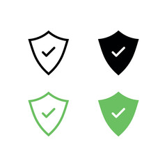 Shield protection icon