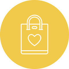 Obraz premium Gift Bag Icon