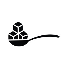sugar icon vector design template in white background