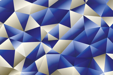 Fototapeta premium Polygonal rainbow mosaic background. Abstract low poly vector illustration. Triangular pattern, copy space. Template geometric business design with triangle for poster, banner, card, flyer