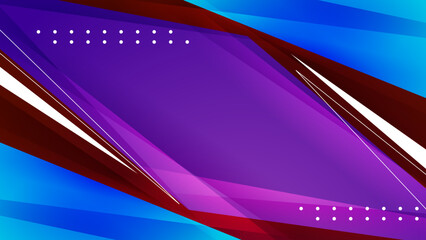 Geometry futuristic purple blue background