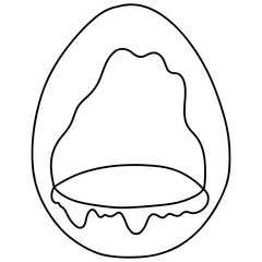Easter Egg Nest, Bunny Easter Hunt Egg, Easter Elements Illustration