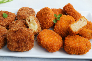 Fried chicken donuts 