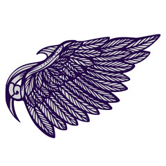 Illustration wing art