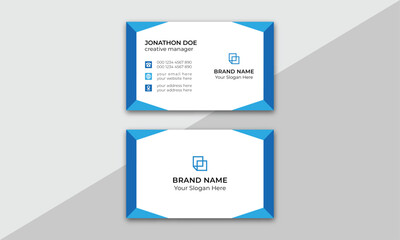Modern Business Card, Creative and Clean Business Card Template, modern blue business card template,
Luxury business card design template, Personal visiting card, Futuristic business card design.