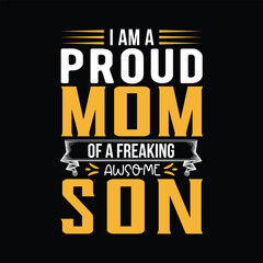 Mother T-shirt design. Retro Vintage Mother's Day T-shirt Design