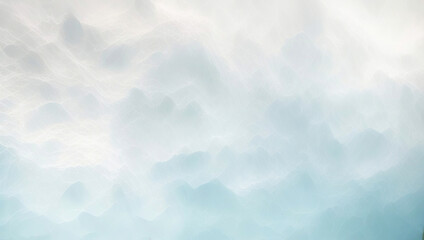 Fototapeta premium Light blue background abstract texture of wavy ripples with a gradient transition to white. AI generated.