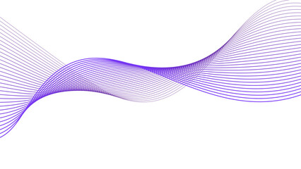 purple blue tech wavy lines gradient vector illustration
