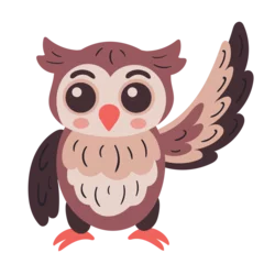 Poster cute owl animal © Gstudio