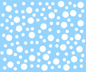 Polka dots pattern, polka dots, big and small polka dots , sky blue,  color polka dots , seamless pattern