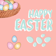 Happy Easter Design - Easter day illustration 