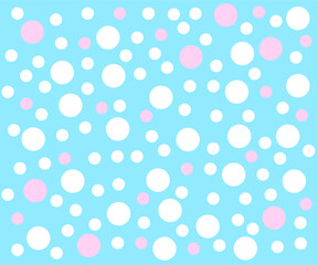 Polka dots pattern, polka dots, big and small polka dots , green an pink ,  color polka dots , seamless pattern