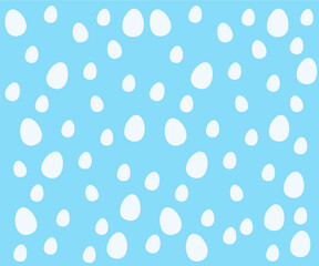 Egg pattern - Egg print - Easter pattern - Eastern egg pattern - baby blue Egg pattern