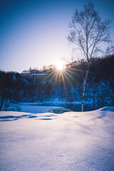 winter morning Shiga Kogen