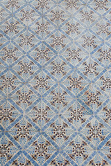 Colorful and traditional tiles of Lisbon