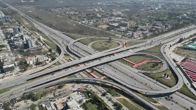 Islamabad city highway in pakistan, peshawar mor 