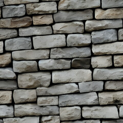 Obraz premium Stone wall background, Generative AI