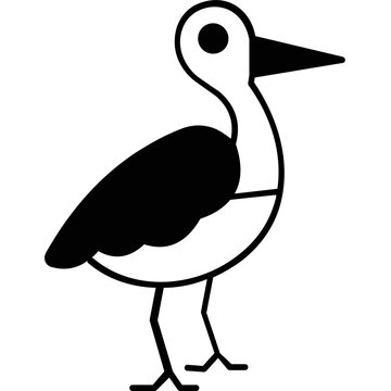 recommend clip art: Sand curlew Glyph Vector Icon which can easily modified or edit
                    
                    