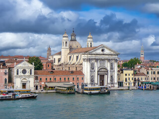 Fototapeta na wymiar Gesuati church, Venice, Italy