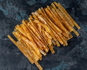 Salted dried fish. Fish appetizer for beer