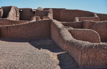 Ruins of Mogollon culture, Casas Grandes, Mexico.