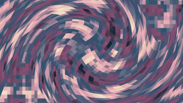 Colored wave abstract liquid tech geometric lava psychedelic rainbow motion mosaic background. Seamless looping pattern animation. Video animation Ultra HD 4K 3840x2160