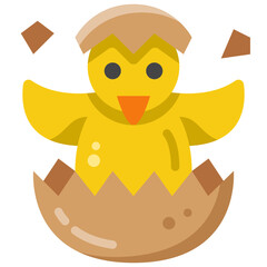 chick flat icon