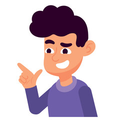 happy young man smiling