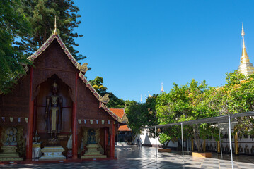 Wat Phra that Doi Saket temples in Chiangmai,Thailand 2020.  