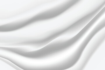 White Cloth Pattern Background. Vector Illustration