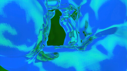 Fototapeta na wymiar Liquid juicy substance overflowing. Design. Colorful sticky texture, drops of fluid texture.
