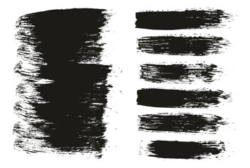 Round Brush Regular Long Background & Straight Lines Mix Artist Brush High Detail Abstract Vector Background Mix Set 