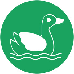 Duck Vector icon which can easily modify or edit

