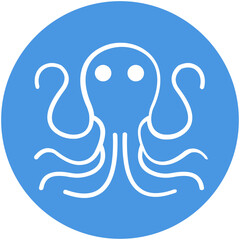 Invertebrate animal Vector icon which can easily modify or edit


