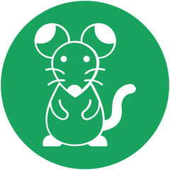 Rat Vector icon which can easily modify or edit

