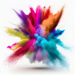 colorful rainbow ,digital illustration generative AI